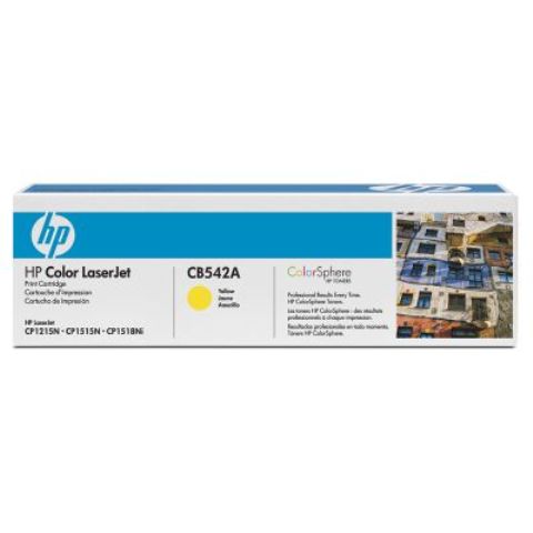 Toner HP CB542A Amarillo para LaserJet CP1215N/CP1515N/CP1518NI